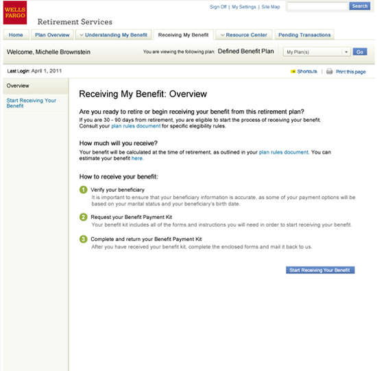 Wells Fargo Retirement Services